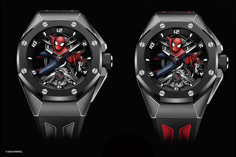 Royal-Oak-Concept-Tourbillon-Black-Suit-Spider-Man Royal Oak Concept Tourbillon Black Suit Spider-Man