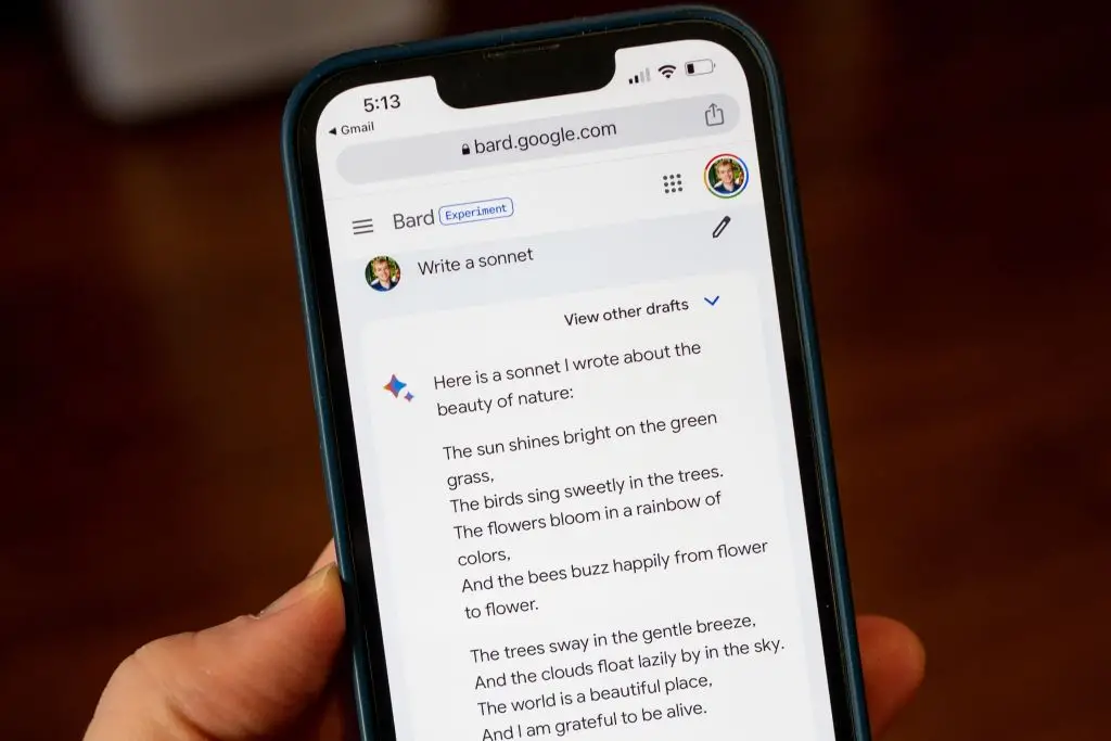 Google Bard AI Generativa