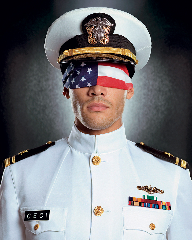 Laurent-Elie-Badessi-Navy-flag-American-Dream-2006