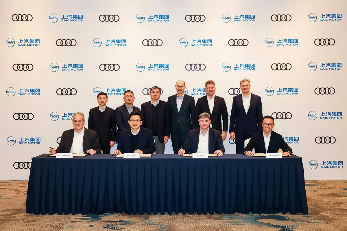 Audi, intesa con il produttore cinese Saic