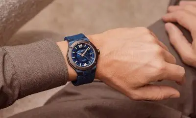 Baume & Mercier: un tuffo nel blu con il nuovo Riviera in acciaio e titanio