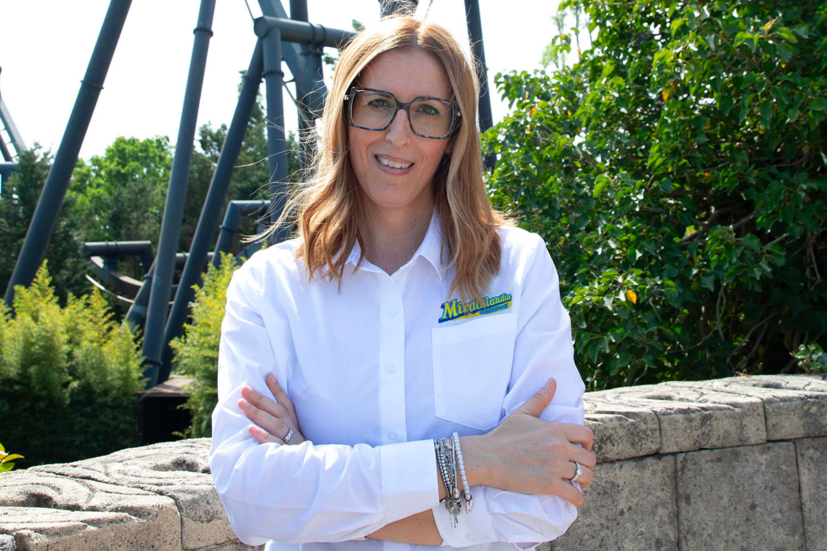 Sabrina Mangia guida Mirabilandia