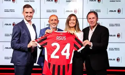 Asus scende in campo con Ac Milan