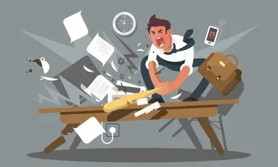 Manager sull'orlo di una crisi di nervi