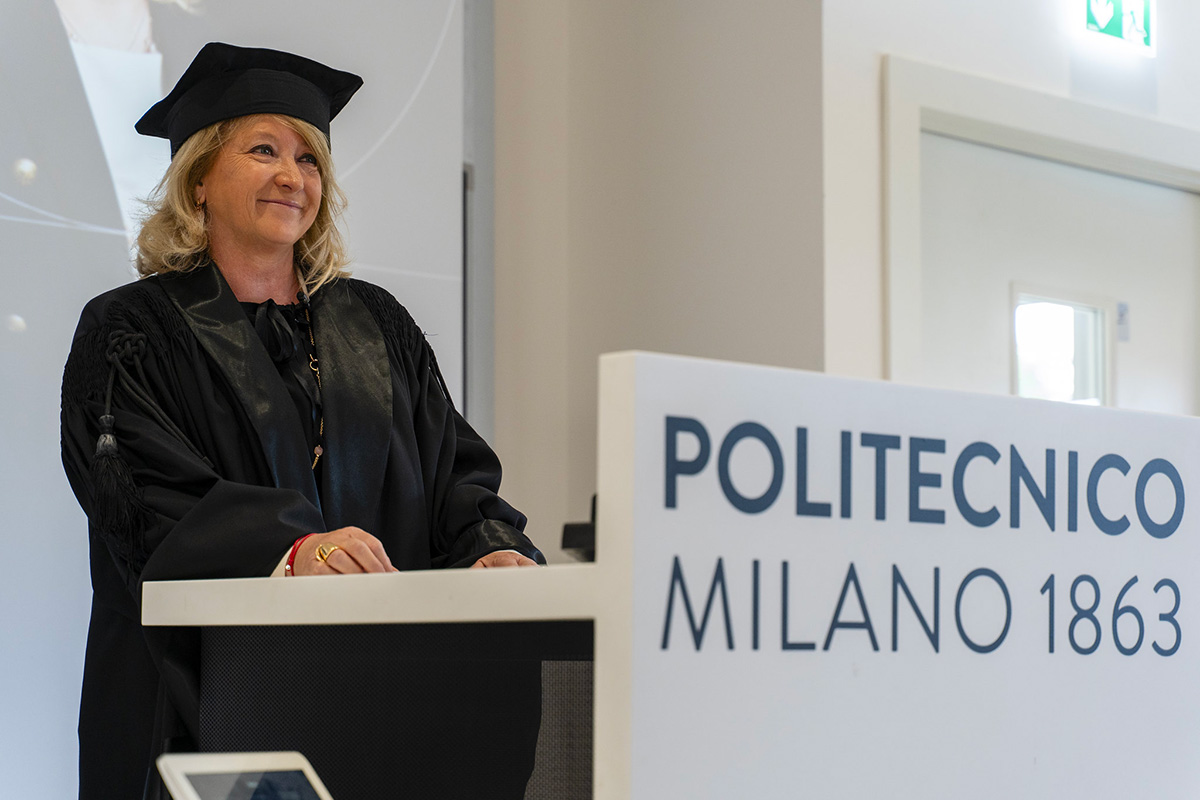 A Cristina Bombassei laurea honoris causa in Ingegneria dal Politecnico di Milano