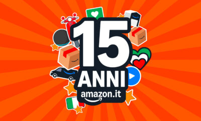 Amazon ti fa un regalo: sconti e premi per i 15 anni in Italia