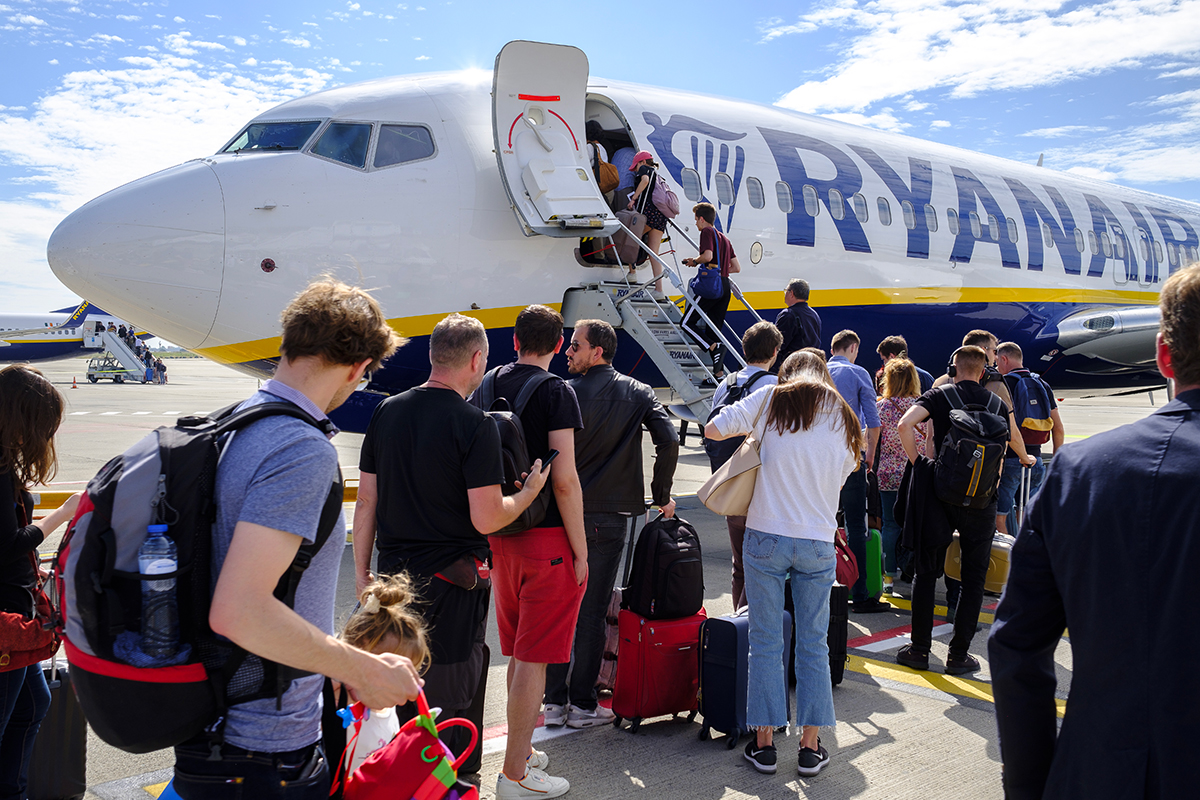 Ryanair amplia le dimensioni del bagaglio a mano gratuito