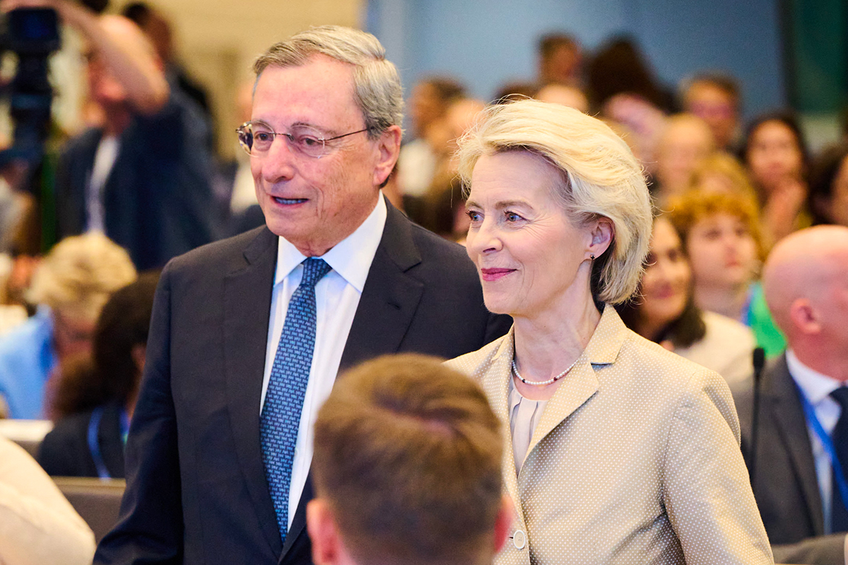 Mario Draghi critica l'Europa, non si cresce né si investe: a rischio "competitività e sovranità"